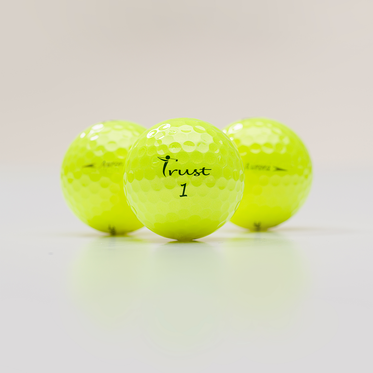 K9 Aurora Crystal Urethane Golf Ball- Loyal Yellow