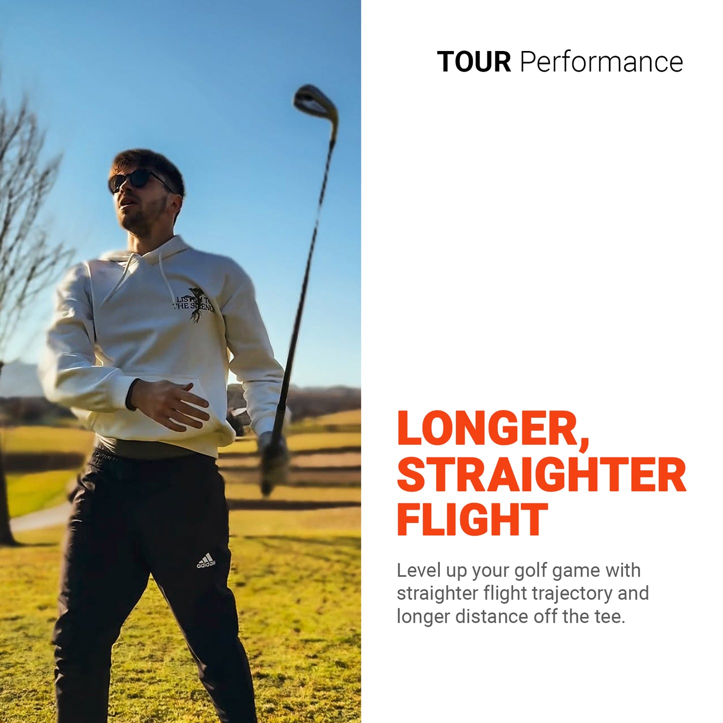 K9 Aurora Crystal Urethane Golf Ball - Bright Orange